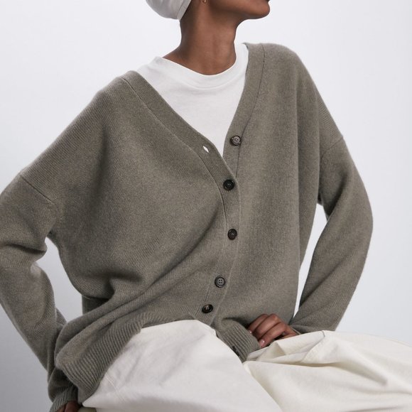 Zara 100% Cashmere Cardigan